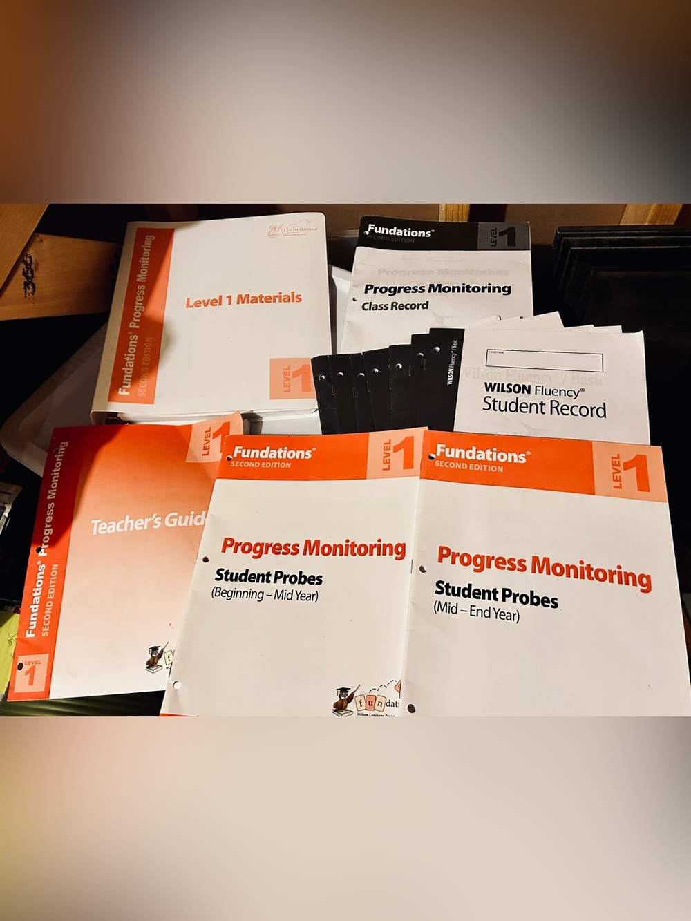 Level 1 Progress Monitoring complete set + more for fundations Wilson reading